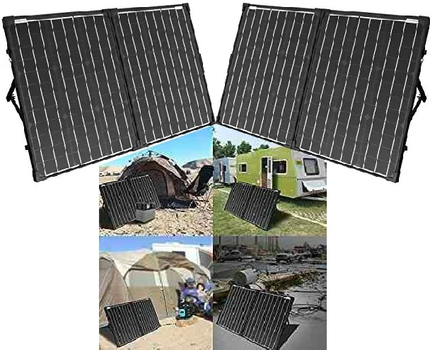 AcoPower Solar Energy Kit: Foldable 100Watts 2-Panel Power Generator with Charger Controller - UV11007GD Monocrystalline Solar Panels