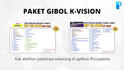 Harga dan Cara Beli Paket Gibol K-Vision