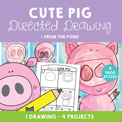 cute pig drawing