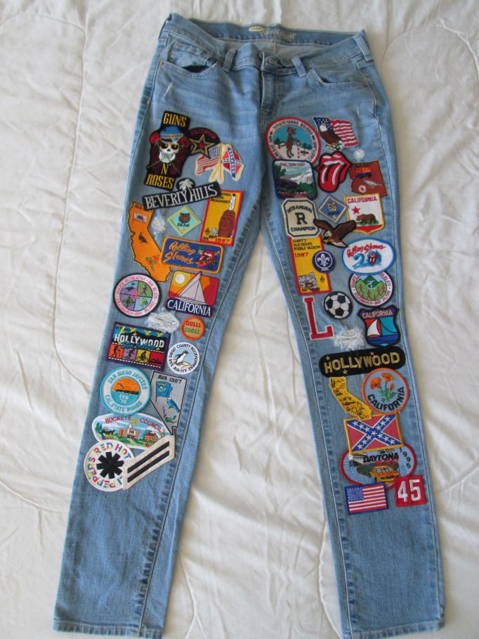 Jeans With Patches