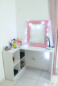 cantinho da maquiagem - penteadeira DIY