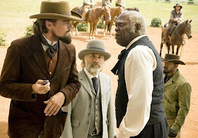 Candie Stephen con Django y Schultz