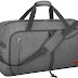 Canway 65L Travel Duffel Bag, Foldable Weekender Bag with Shoes Compartment for Men Women Water-proof & Tear Resistant