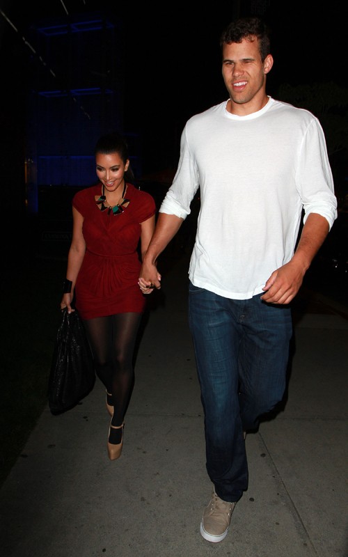 Kris Humphrie and Kim Kardashian