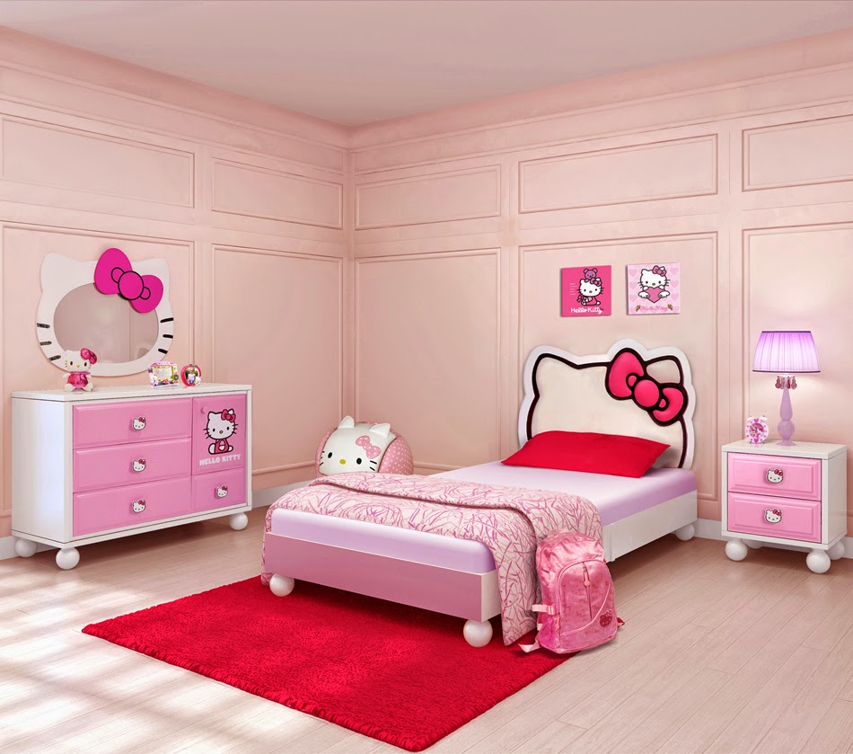 Gambar Kamar Tidur Hello Kitty Yang Cantik Dan Lucu Desain Rumah