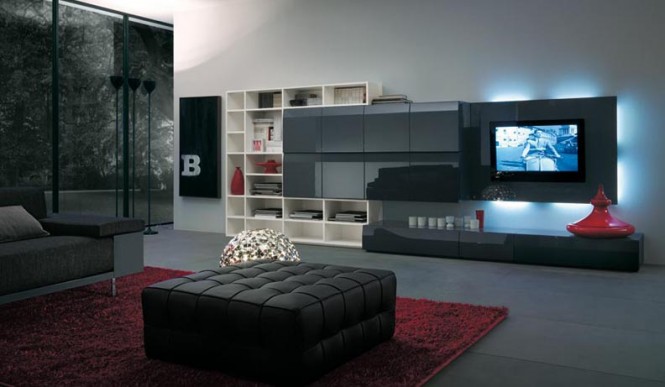 Modern TV Wall Unit Design