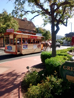 horse carriage, solvang