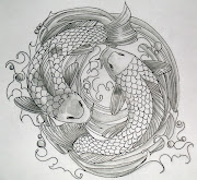 Koi Fish Tattoo Designs Sketch Collection (koi fish zodiac tattoo design )