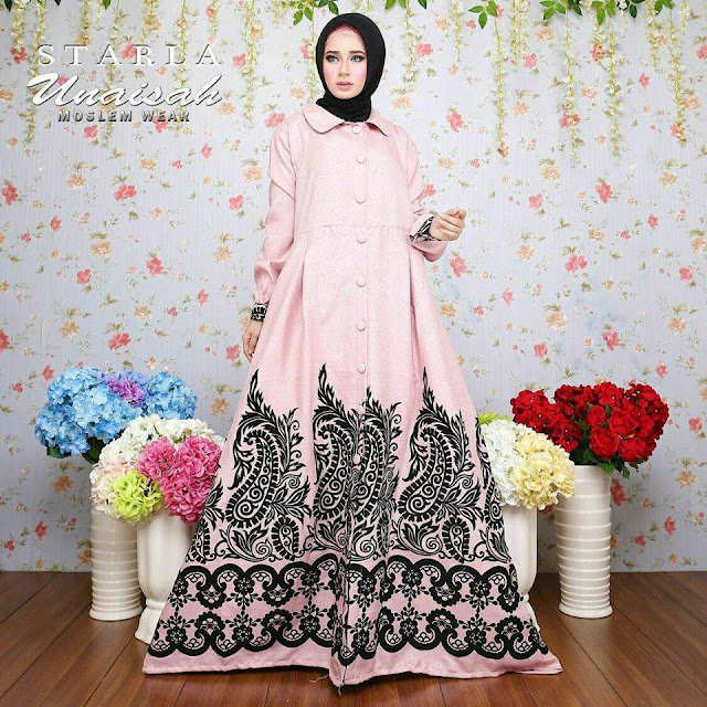 Maxi Dress muslim terbaru modern starla unaisah