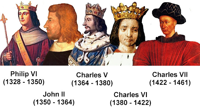 House of Valois, rulers of the Kingdom of France