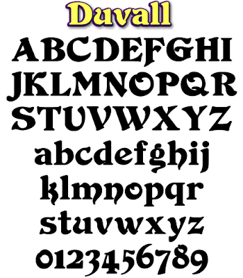 Graffiti font - duvall font