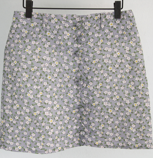 Floral Button Down Skirt