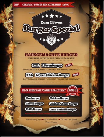 Burger Flyer