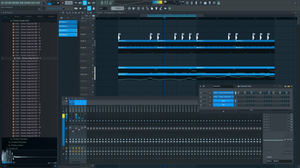 9. Prime Blue - Tema para FL Studio 21 Grátis
