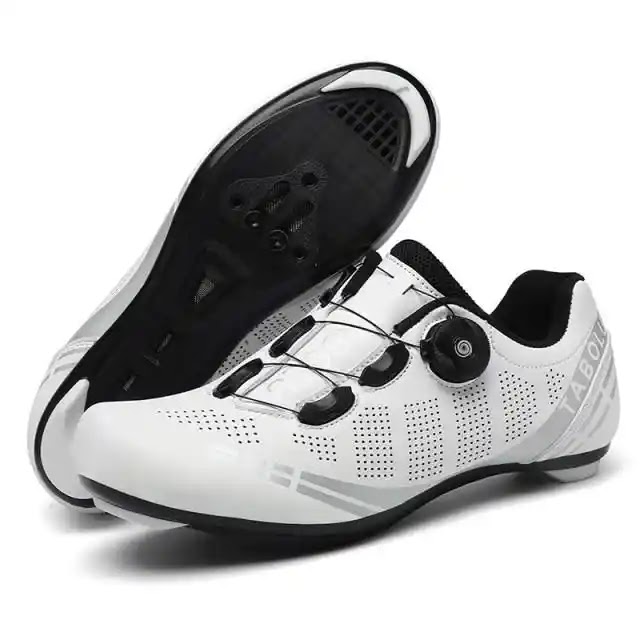 Why should you wear white cycling shoes?