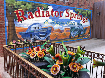 Cars Land sign Happy Place Radiator Springs