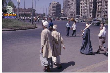  صورة ملونة ميدان التحرير فى القاهرة سنة 1961م