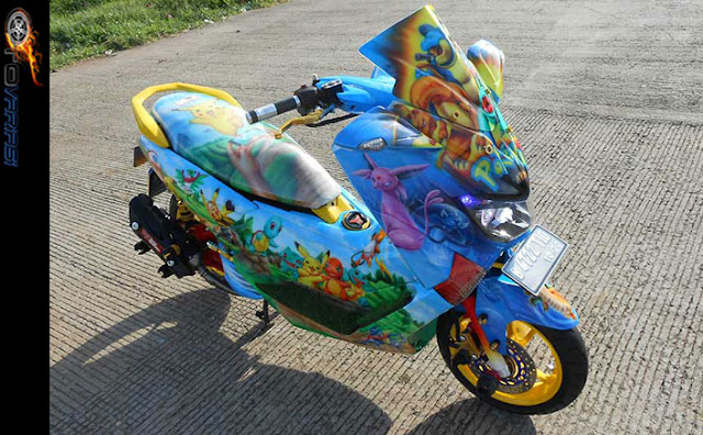 gambar modif nmax dengan brush