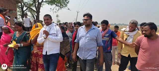 सतीश कुमार ने प्यारेचक पंचायत में जनता से लिया आशीर्वाद