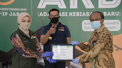 Penanggulangan Covid-19, Pemprov Jabar Menerima Bantuan APD Hingga Minuman Kesehatan Dari Enam Perusahaan