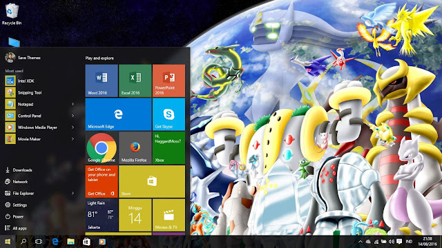 Pokemon Theme For Windows 7/8/8.1 and 10