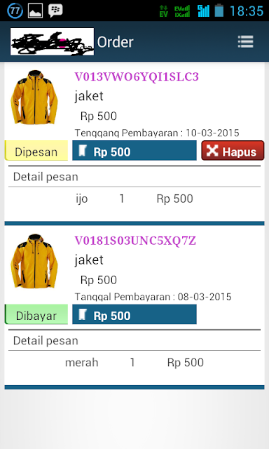 Cara membuat Apps Aplikasi Store Toko Online di Android