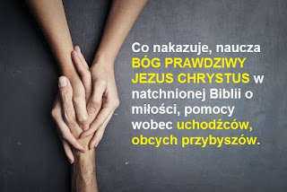 BÓG PRAWDZIWY Jezus Chrystus w natchnionej Biblii o miłości, pomocy wobec uchodźców obcych przybyszów. Wojna na Ukrainie - Miłość mocniejsza od śmierci i słodsza od najlepszego miodu część XVII