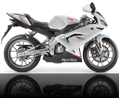 aprillia rs 50 white