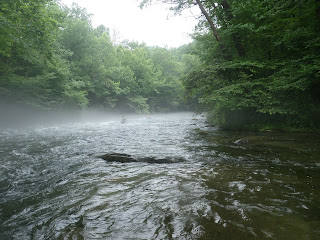 Fog over Nantahala River