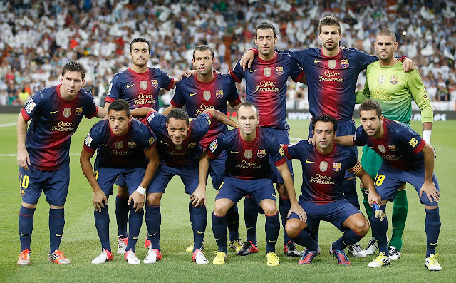Barcelona Line Up 2012-2013