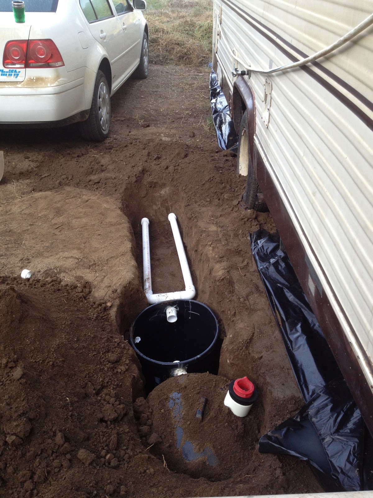 Septic tank for a tiny house