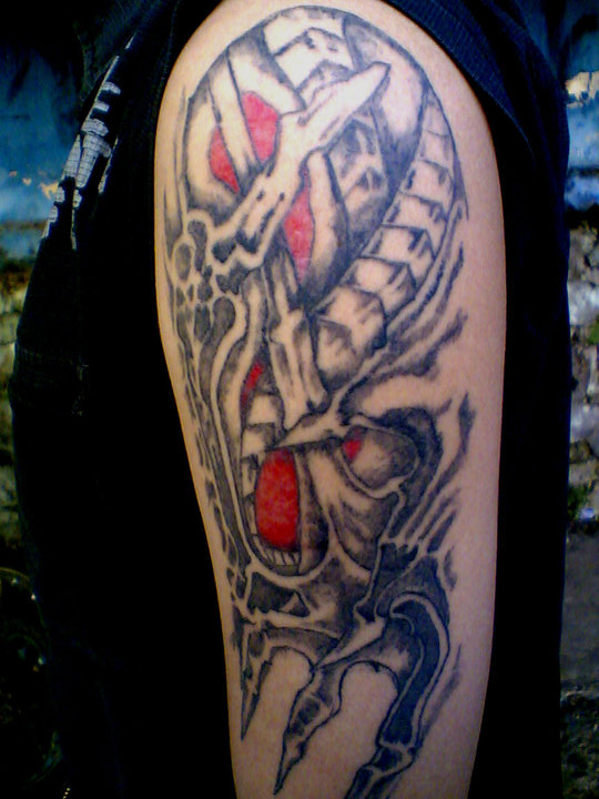 Tattoo airbrush Hasil tatto mesin rakitan 