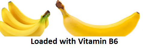 Health Benefits of Banana fruit - Loaded with Vitamin B6