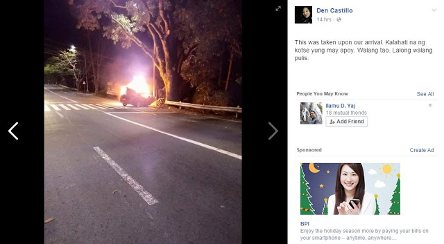 Truth behind the Tagaytay car crash accident, according to an eyewitness