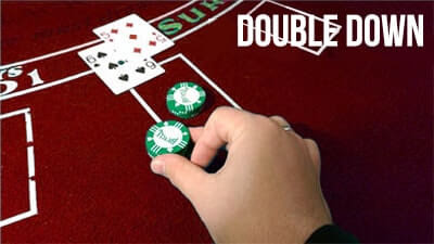 Double Down pada permaianan Blackjack Agen Casino Online: