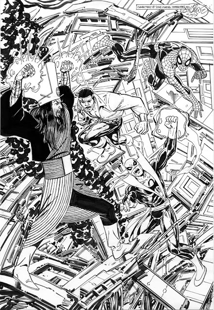 Marvel Comics of the 1980s: Stunning Marvel Commission by 