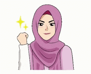 21 Gambar Kartun  Muslimah  Gif Gambar Kartun 
