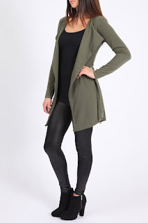 Green Mid-length Coat