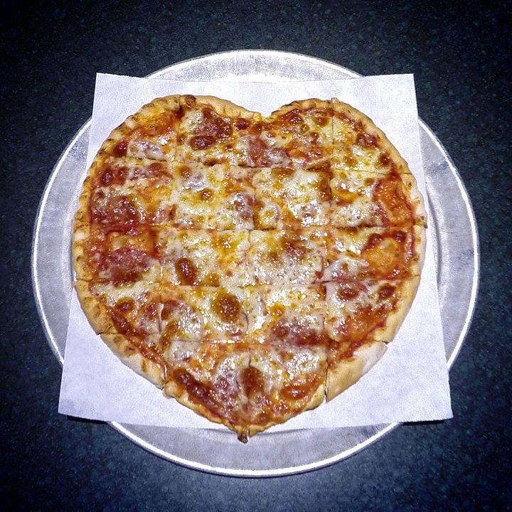 special valentines day pizzas at Sammys Pizza