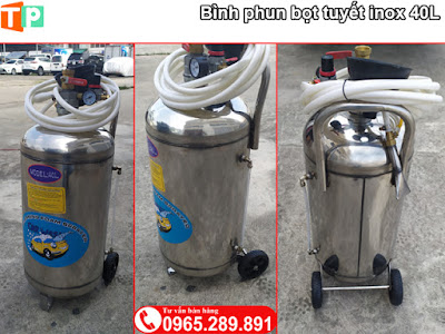 Bình phun bọt tuyết inox rửa xe