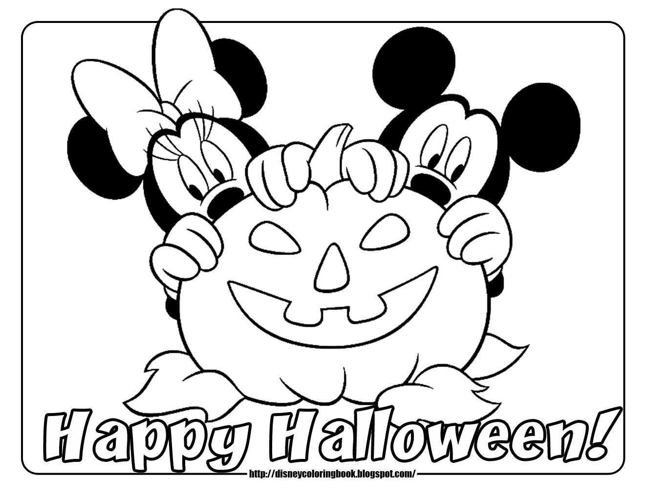 Mickey And Friends Halloween 2 Free Disney Halloween Coloring Pages Learn To Coloring