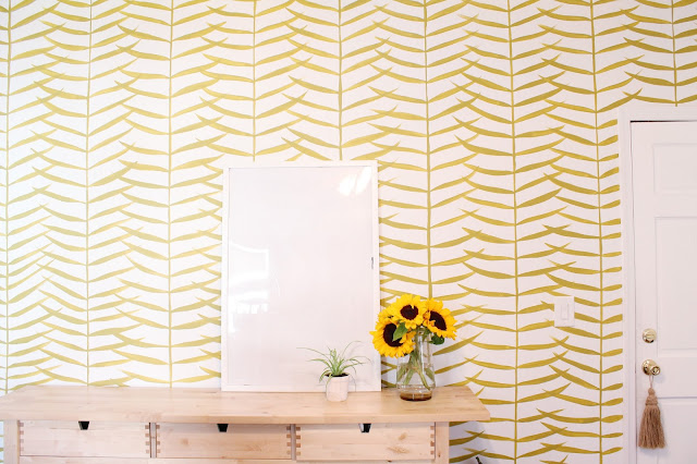 Hand Paint a Pattern Accent Wall in Your Home