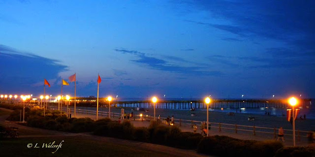 pier at night