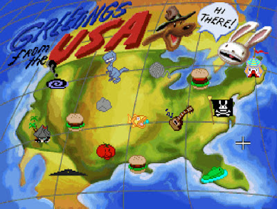 Pantallazo videojuego Sam and Max Hit the Road