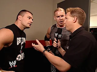 WWE King of the Ring 2002 - Marc Lloyd interviews Lance Storm and Christian