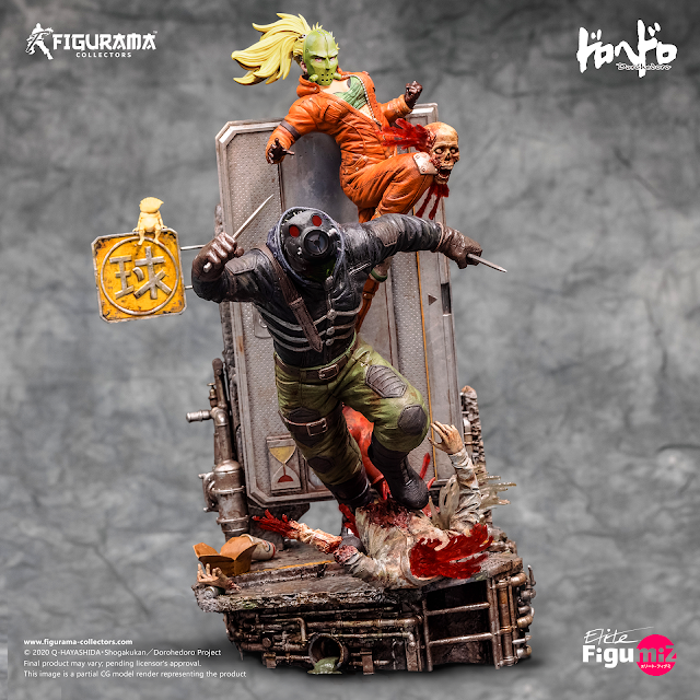 Figurama Collectors revela la figura Dorohedoro: Caiman & Nikaido Elite FigumiZ.