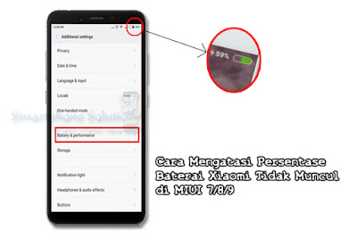  Cara Mengatasi Persentase Baterai Xiaomi Tidak Muncul di MIUI 7/8/9