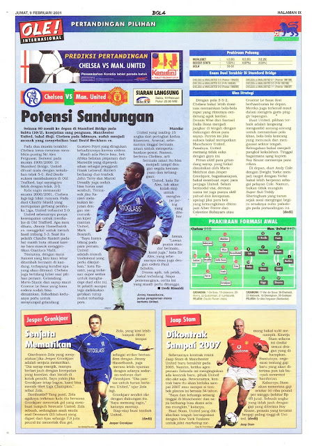 PERTANDINGAN PILIHAN CHELSEA VS MANCHESTER UNITED