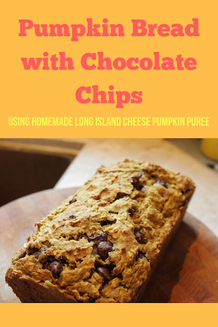 Pumpkin Bread with chocolate chips