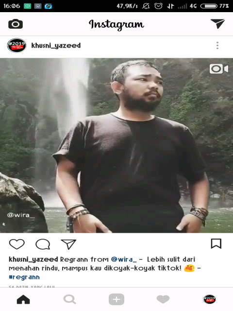 Cara repost video instagram menggunakan regrann mudah cepat khusniyazid.blogspot.com